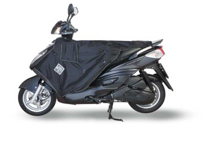 Beinschutz Wind und Wetter Schwarz YAMAHA CYGNUS X / MBK FLAMEX X