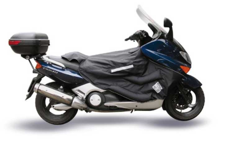 Beinschutz Wind und Wetter Schwarz Yamaha T-Max Bj. 2008 - 2011