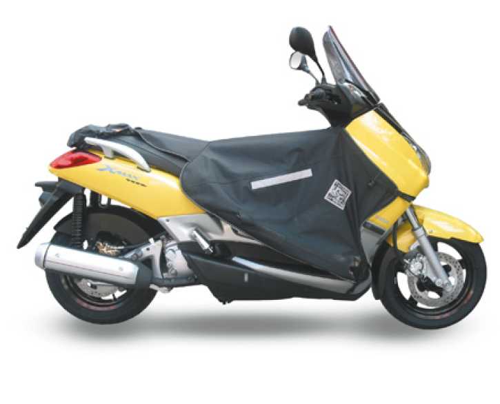 Beinschutz Wind und Wetter Schwarz Yamaha X-Max 125
