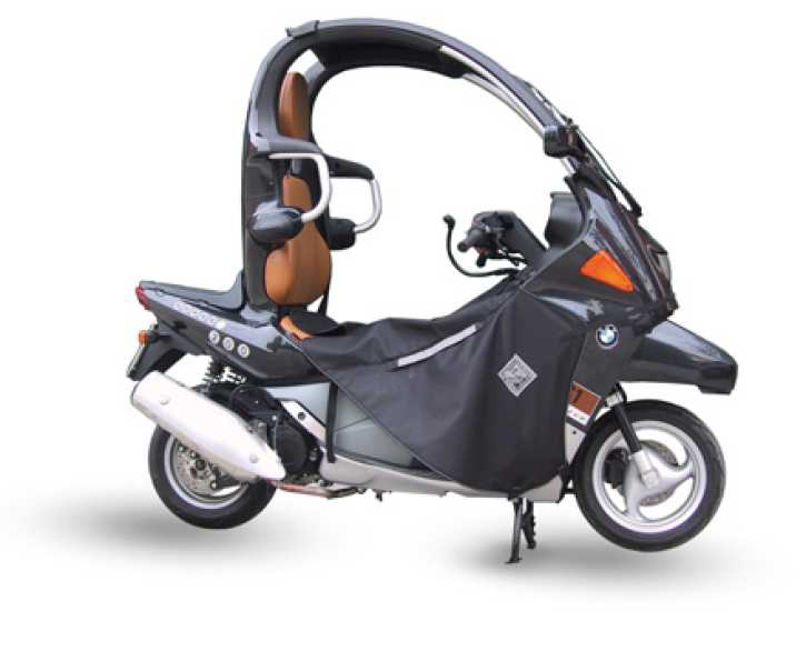 Beinschutz Wind und Wetter Schwarz BMW C1 125 / 200