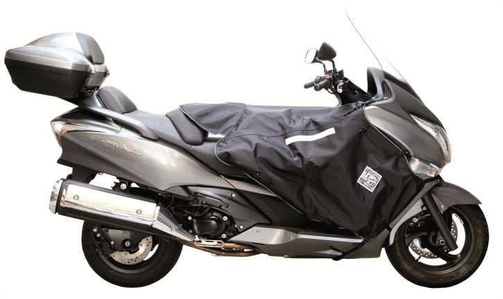 Beinschutz Wind und Wetter schwarz Honda SWT 400 / 600