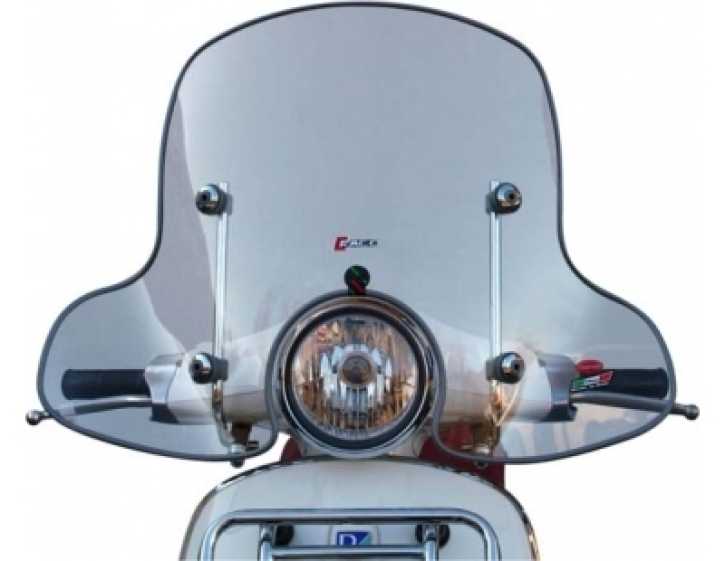 Windschild Faco Klar Halbhoch Piaggio Vespa Primavera 50 125