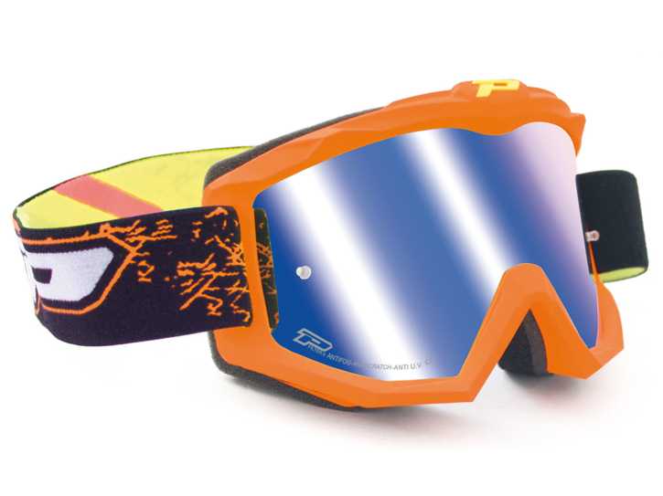 MX-Brille ProGrip 3204 FLUO MATT orange/blau