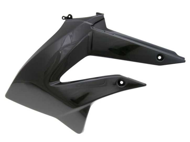 Tankverkleidung links OEM schwarz für Derbi Senda 2011-, Gilera RCR, SMT