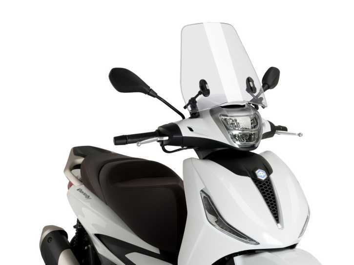 Windschild Puig Urban transparent / klar für Piaggio Beverly 300, 400 ie 2021-