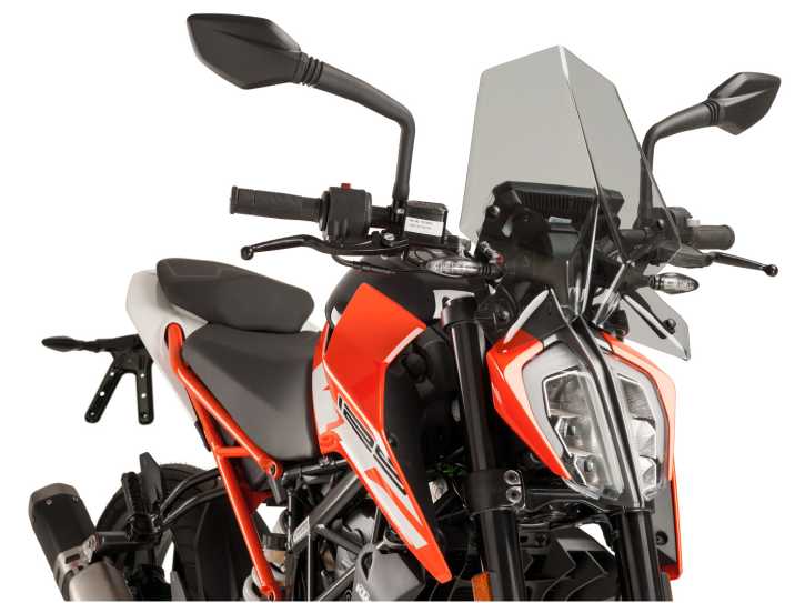 Windschild Puig New Generation Sport getönt für KTM Duke 125, 200, 390 17-