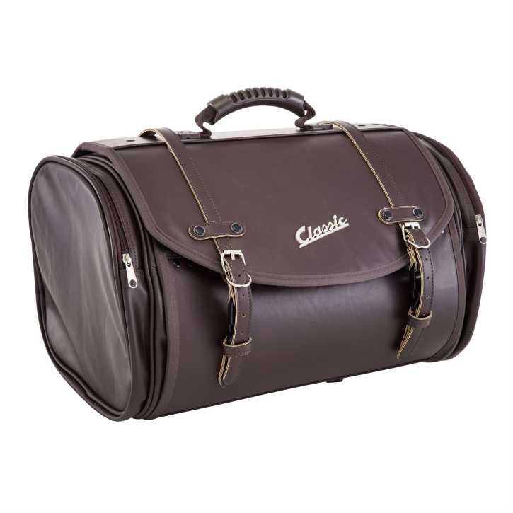 Tasche Koffer Classic Groß 35 Liter Braun für Gepäckträger Piaggio Vespa