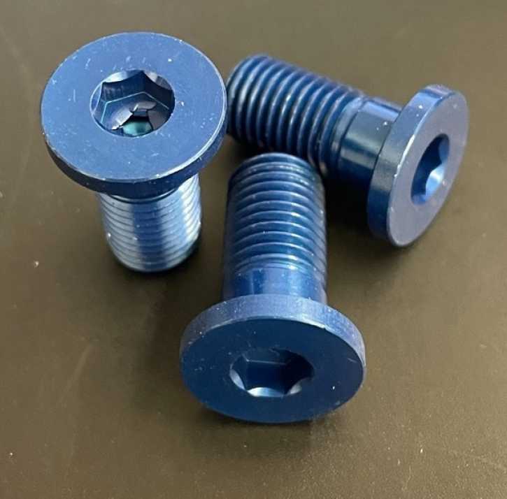 Schrauben Bremsscheibe M10x1.25x22 Blau