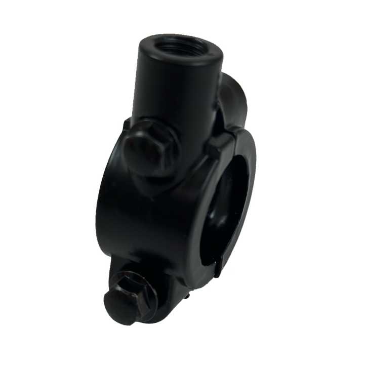 Spiegel Universal Lenker Adapter M10 schwarz Rechtsgewinde