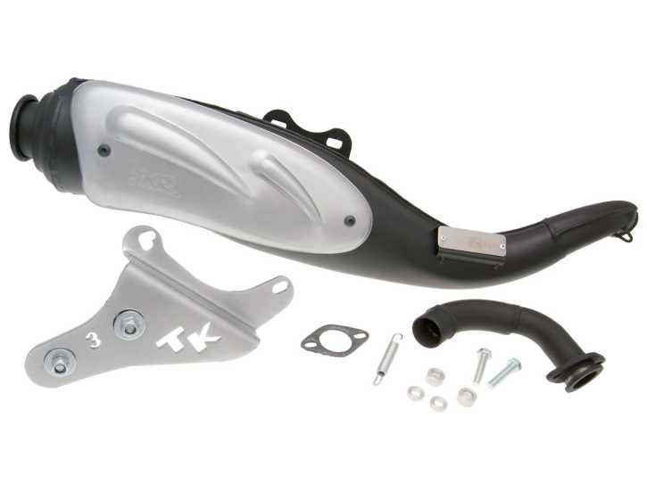 Auspuff Turbo Kit TKR für Aprilia, Derbi, Gilera, Piaggio, Puch  50ccm 2T