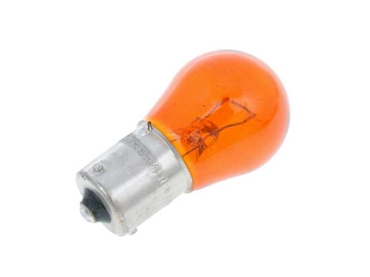 Glühlampe orange PY21W BAU15s 12V 21W