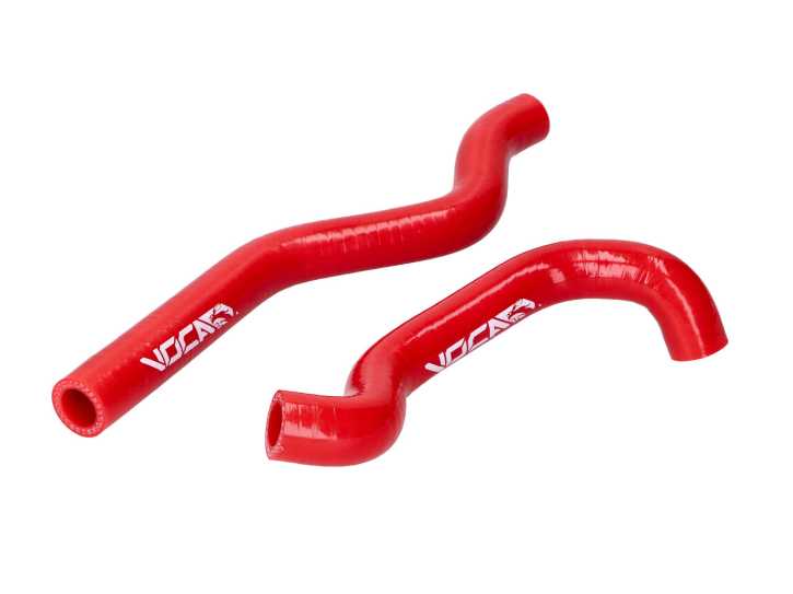 Kühlschlauch Kit Voca HQ verstärkt rot für Rieju MRT, Sherco, Beta AM6 Euro3, Euro4