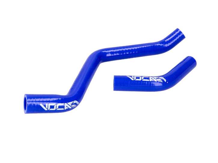 Kühlschlauch Kit Voca HQ verstärkt blau für Derbi Senda DRD D50B Euro3, Euro4