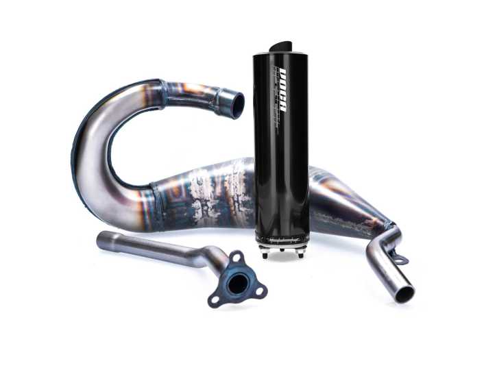 Auspuff VOCA Cross Rookie 50 / 70ccm Dämpfer schwarz für Sherco 50 SM-R, SE-R