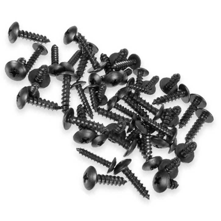 50x Verkleidungsschrauben Schrauben Set Chrom M4 M5 Roller Motorrad Quad, Schrauben, Muttern & Federn, Zubehör