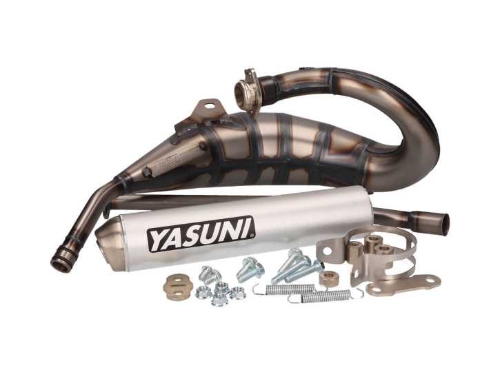 Auspuff Yasuni Cross HM MAX Aluminium für Aprilia RX, SX, Derbi R, SM, Gilera RCR, SMT