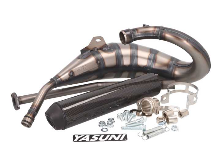 Auspuff Yasuni Cross HM MAX Carbon für Aprilia RX, SX, Derbi R, SM, Gilera RCR, SMT