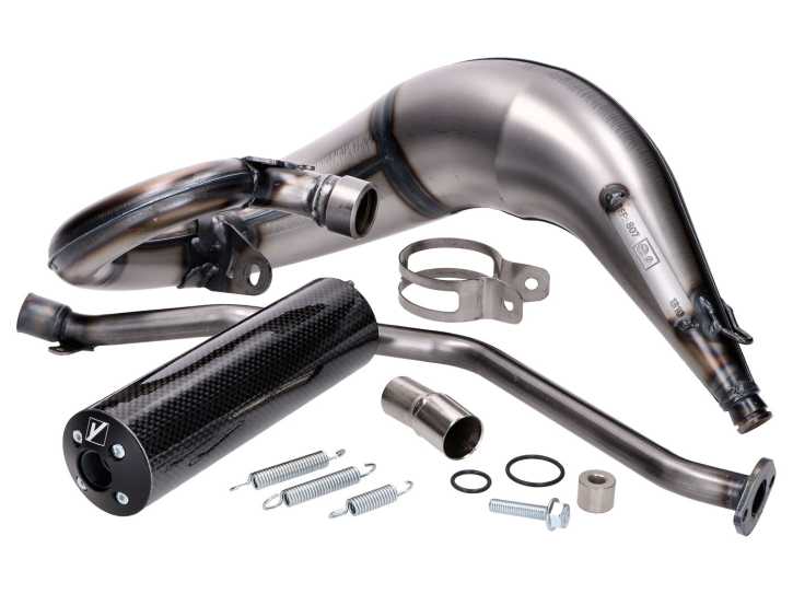 Auspuff Yasuni Cross ML Carbon für Beta RR50 Enduro, HM Moto Baja, Motard, Derapage