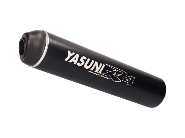 Endschalldämpfer Yasuni MAX schwarz für Carrera R4 Auspuff