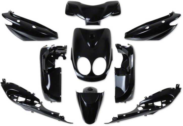 Verkleidungsset Schwarz für Yamaha Neos ab 2012
