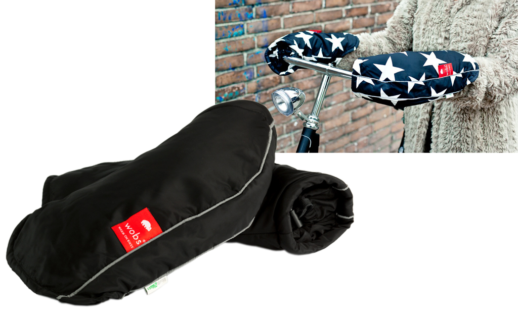 Lenkerhandschuhe WOBS Urban Black Handwärmer Fahrrad