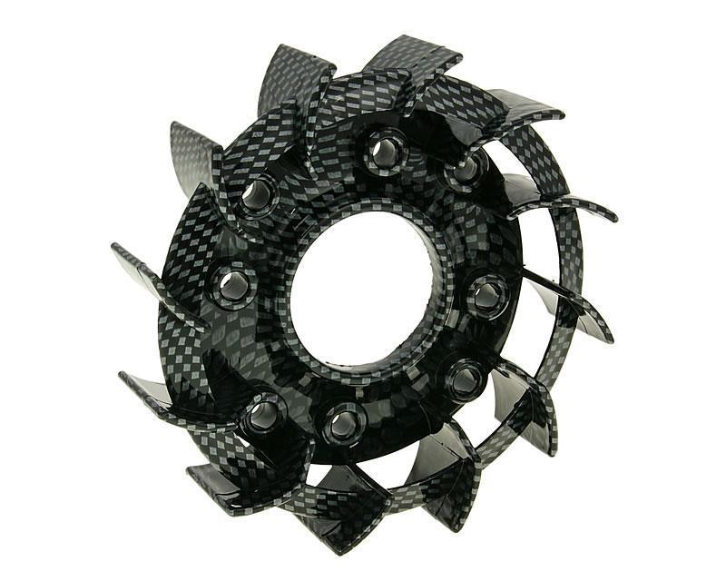 gy6 50 PULEGGIA DISCO lüfterrad NARAKU RACING CARBON-LOOK-KYMCO BAOTIAN 13 