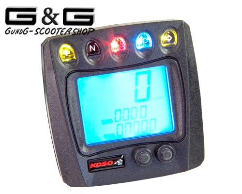 Digital Tacho Universal mit CE für Roller Motorrad und Quad 164025