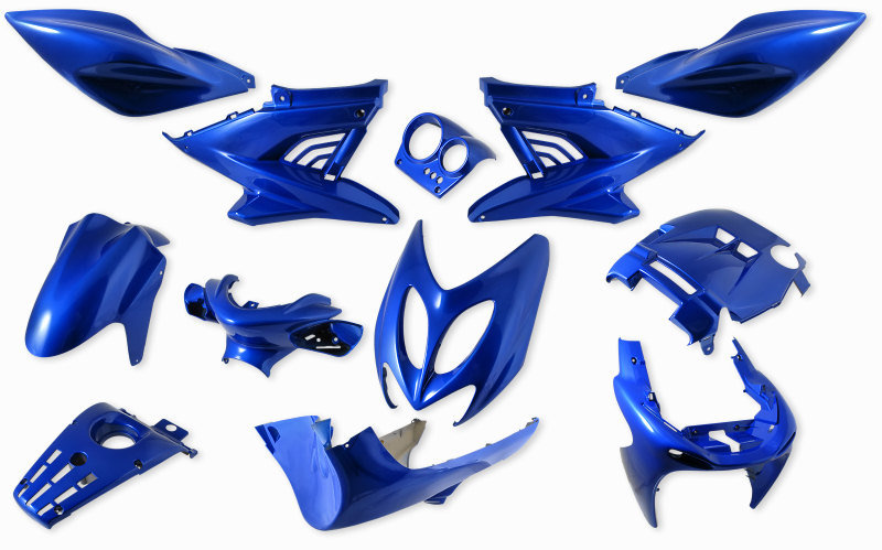 Beinschild Innenraum Verkleidung FLIP-FLOP Blau für MBK Nitro Yamaha Aerox
