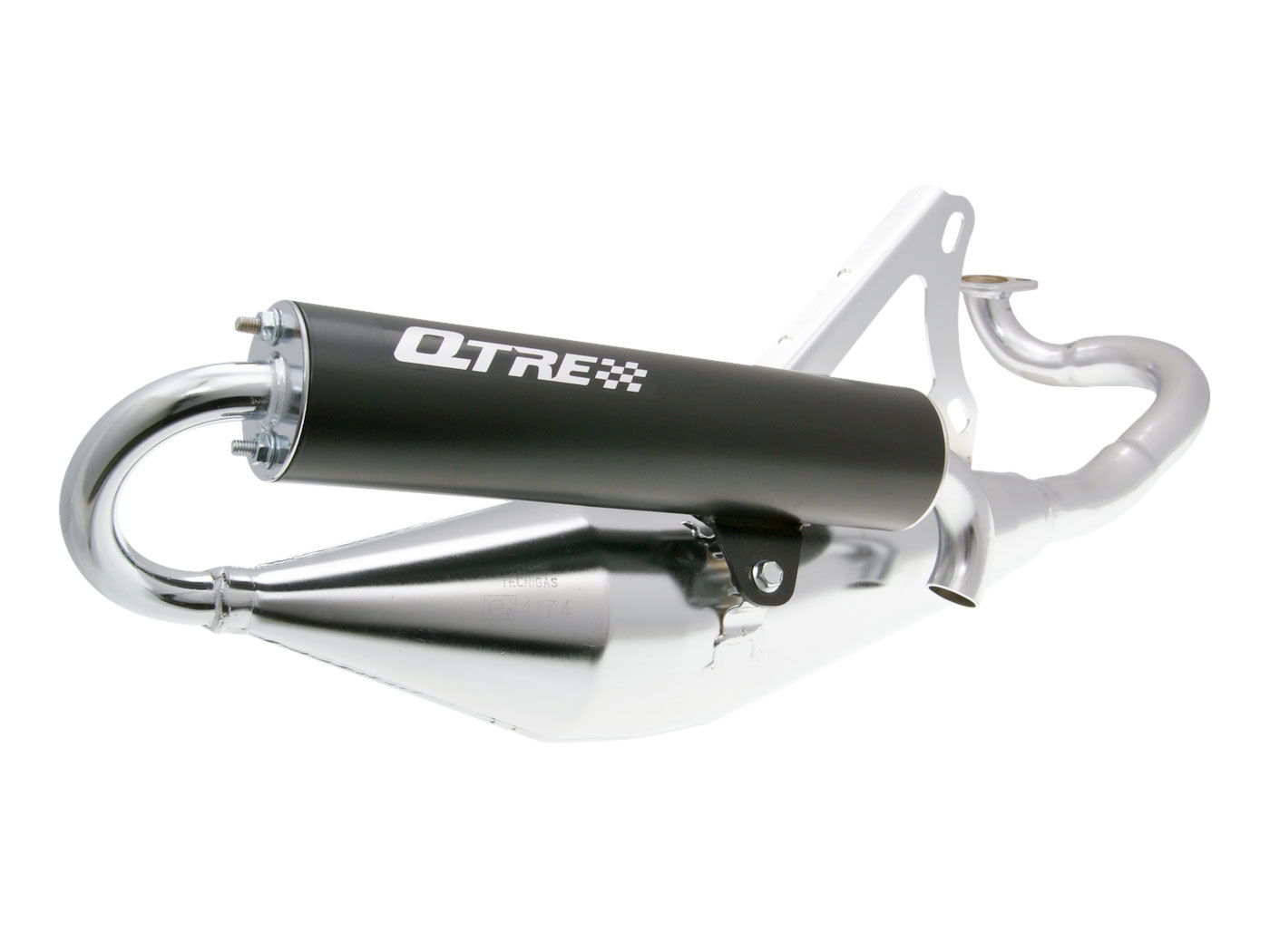 Auspuff Sport Racing Tecnigas Q-TRE Keeway RX6 RY6 RX8 RY8 Evo 50 e-Prüfzeichen 