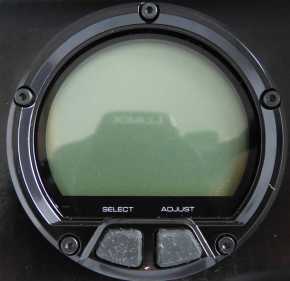 Tachometer Koso DL-02S LCD Display 260 Km/h Schwarz