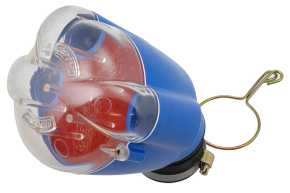 Luftfilter Doppler Venturi Air-System BLau für Dellorto 12-22 Arreche 12-24mm