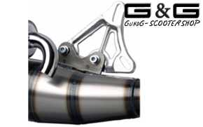 Auspuff Tecnigas TREK Minarelli Stehend BWS BOOSTER STUNT