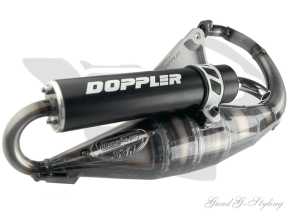 Auspuff Doppler S3R Evolution Sportauspuff für Minarelli Stehend