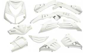Verkleidungsset 13 teilig Weiß Glanz für Peugeot Speedfight